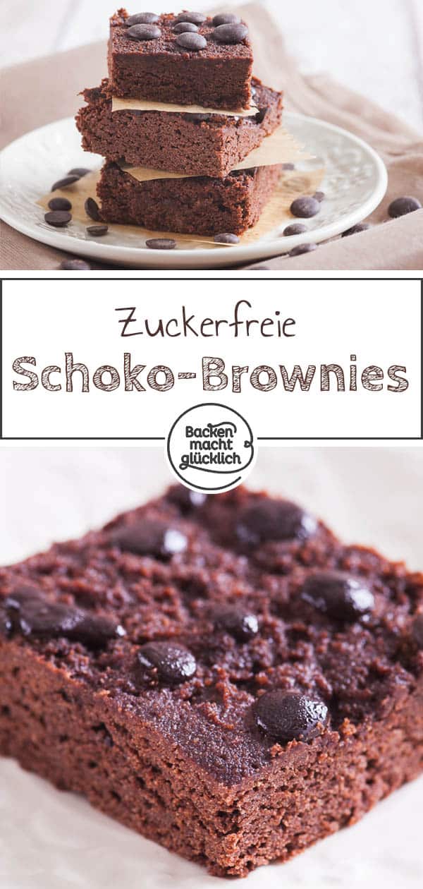 Dass Backen auch ganz ohne Zucker geht, beweisen diese köstlichen Low Carb Brownies. Statt Weizenmehl und Zucker kommen bei den köstlichen Schoko-Brownies nämlich Mandelmehl und Xylit zum Einsatz. Das Ergebnis überzeugt auf ganzer Linie! #brownies #lowcarb #ohnezucker #glutenfrei #gesund #backenmachtglücklich