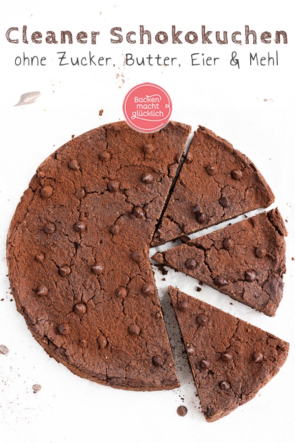 Genialer Clean-Eating-Kuchen: Dieser gesunde Schokokuchen ohne Mehl, Butter, Ei, Milch und Industriezucker schmeckt auch Veganern & Allergikern!