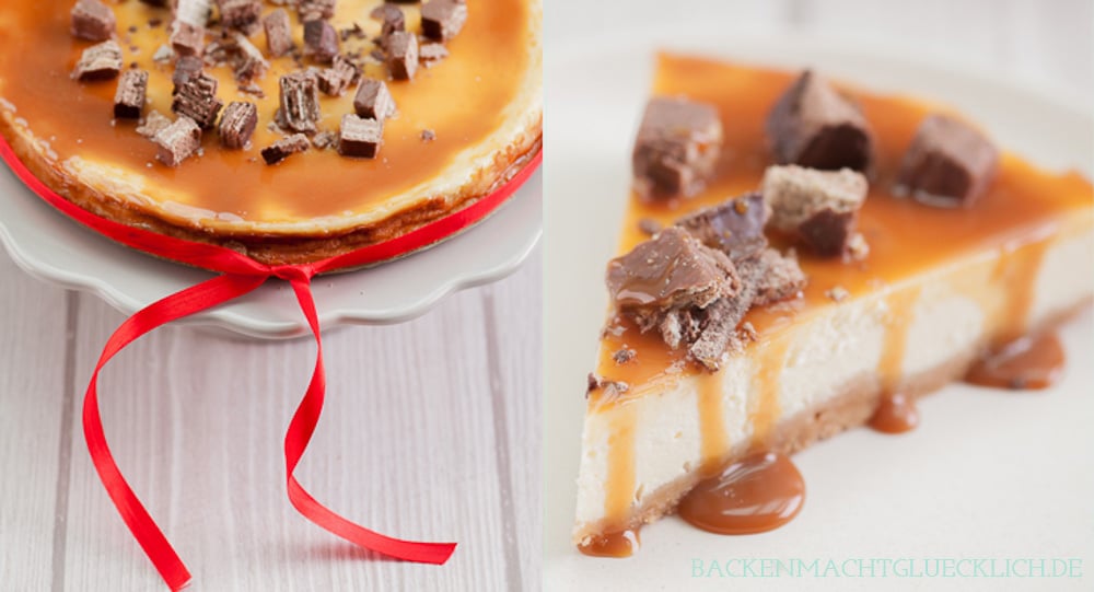 Tolles Rezept f&uuml;r einen perfekten amerikanischen Karamell Cheesecake. Der K&auml;sekuchen mit Karamell und Kekstopping wird herrlich cremig, sahnig und kompakt &ndash; genau wie ein american Cheesecake sein soll.