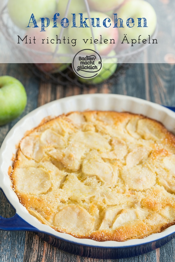 Torta di Mele ist ein fruchtiger, saftiger Apfelkuchen mit besonders viel Obst. Der italienische Apfelkuchen schmeckt sowohl lauwarm als auch kalt. Wer mag, gibt zum italienischen Apfelkuchen noch Gewürze und Rosinen dazu.