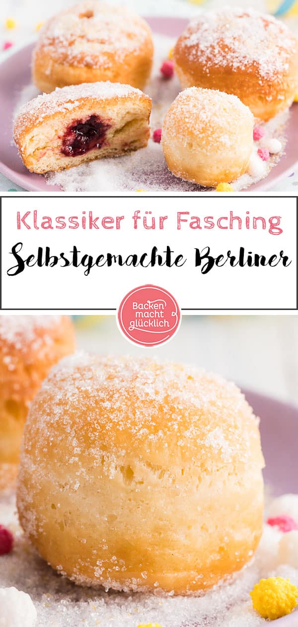 Egal wie sie bei euch heißen: Berliner, Krapfen, Kreppel… so oder so ist das traditionelle Faschingsgebäck einfach lecker. Und mit dem Rezept meiner Oma könnt ihr die Krapfen zu Karneval ganz einfach selber machen.