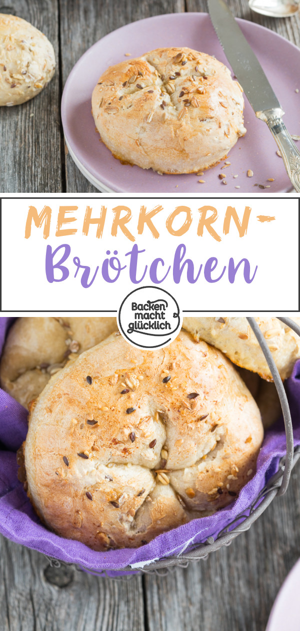Mehrkorn-Brötchen schnell selber backen? Mit diesem einfachen Rezept für Morgenmuffel klappt es garantiert!
