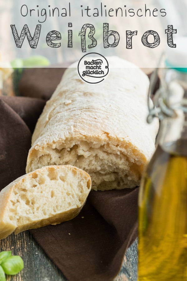 Mit diesem Original Ciabatta-Rezept kann jeder authentisches Ciabatta selber backen. Das italienische Weißbrot schmeckt wie im Urlaub!