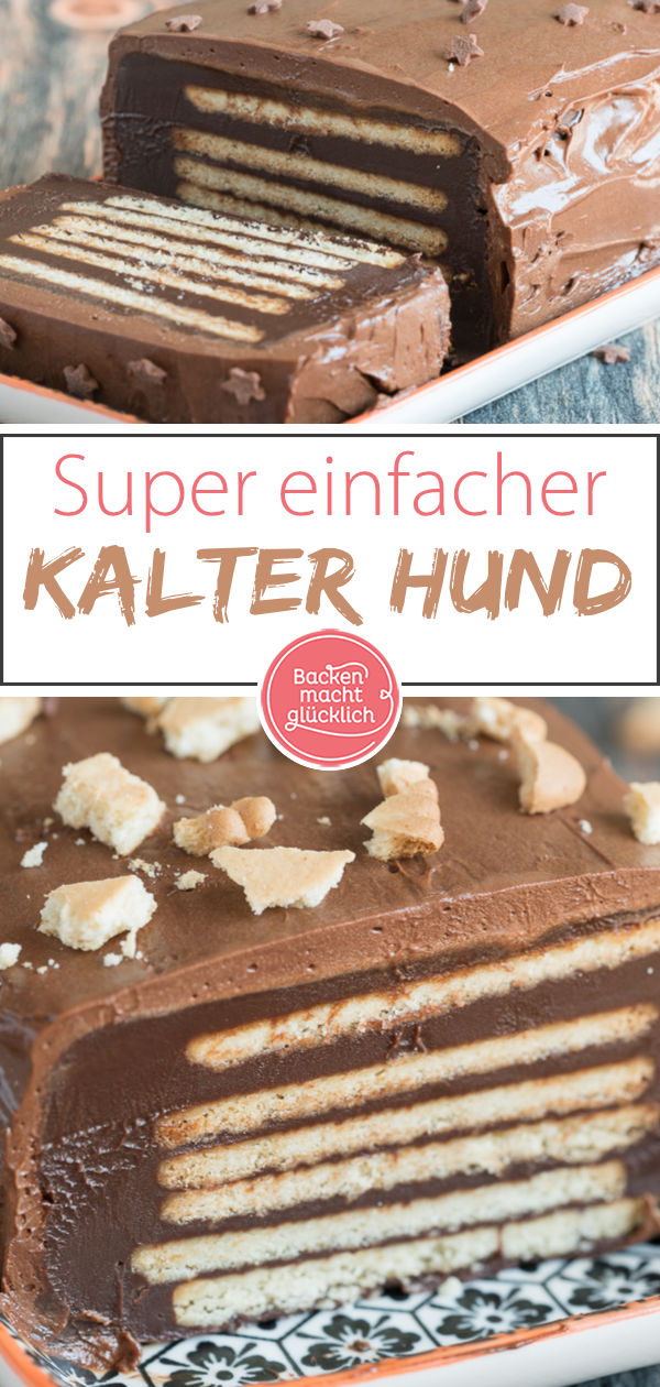 Absolut köstlicher Klassiker: Dieser einfache Kalter Hund ohne Ei und Kokosfett kommt immer gut an!