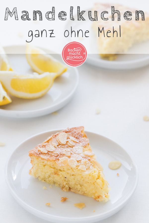 Für diesen Zitronen-Mandel-Kuchen ohne Mehl reicht die Beschreibung