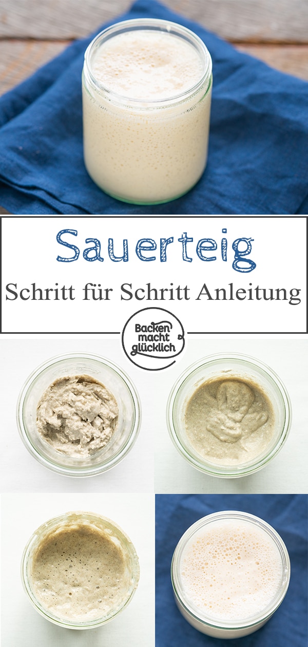 Sauerteig ansetzen und leckeres Sauerteig-Brot selber backen macht richtig stolz. Denn so ein Weizen-, Dinkel- oder Roggenbrot mit Sauerteig ist einfach nur k&ouml;stlich. Und mit meiner Sauerteig-Anleitung f&uuml;r Anf&auml;nger k&ouml;nnt ihr es auch!