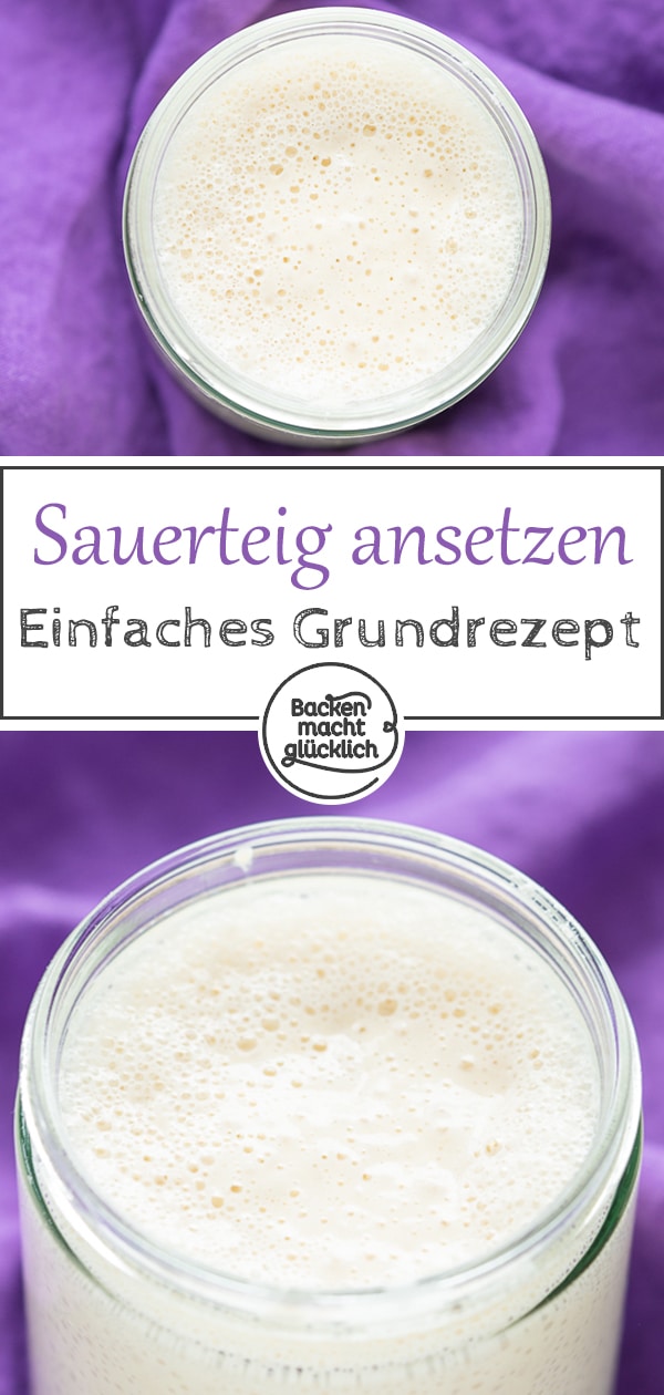 Sauerteig ansetzen und leckeres Sauerteig-Brot selber backen macht richtig stolz. Denn so ein Weizen-, Dinkel- oder Roggenbrot mit Sauerteig ist einfach nur k&ouml;stlich. Und mit meiner Sauerteig-Anleitung f&uuml;r Anf&auml;nger k&ouml;nnt ihr es auch!