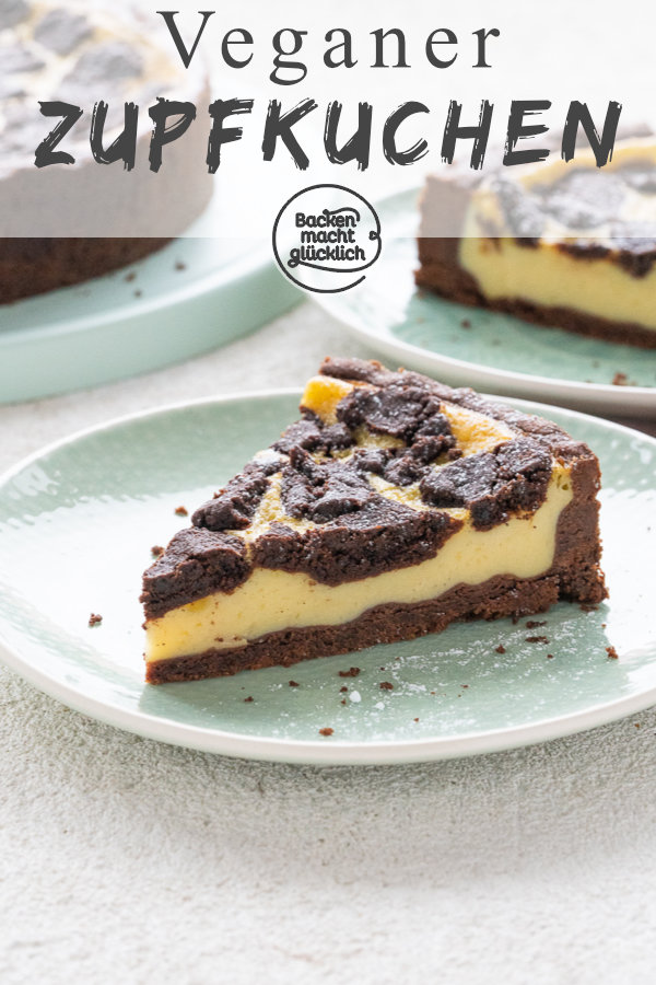 Russischer Zupfkuchen schmeckt auch vegan: Dieses Rezept für einen super cremigen Russischen Zupfkuchen kommt ganz ohne Ei, Butter, Sahne oder Quark aus.