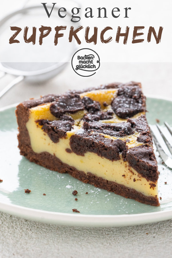 Russischer Zupfkuchen schmeckt auch vegan: Dieses Rezept für einen super cremigen Russischen Zupfkuchen kommt ganz ohne Ei, Butter, Sahne oder Quark aus.