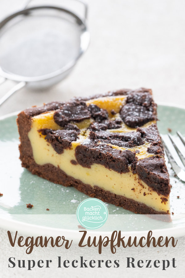 Russischer Zupfkuchen schmeckt auch vegan: Dieses Rezept für einen super cremigen Russischen Zupfkuchen kommt ganz ohne Ei, Butter, Sahne oder Quark aus.