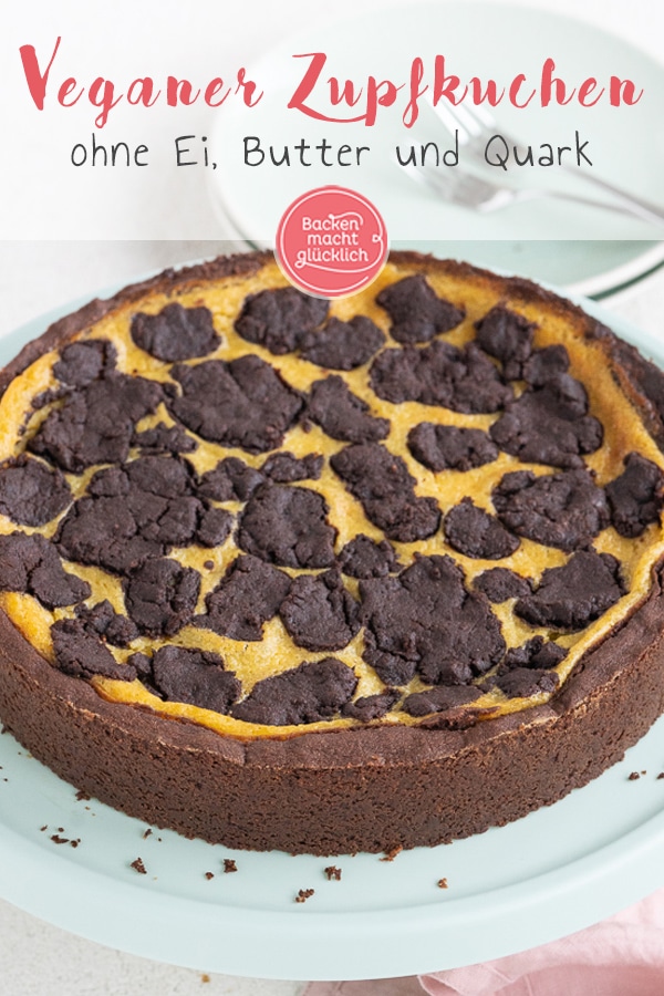 Russischer Zupfkuchen schmeckt auch vegan: Dieses Rezept für einen super cremigen Russischen Zupfkuchen kommt ganz ohne Ei, Butter, Sahne oder Quark aus.