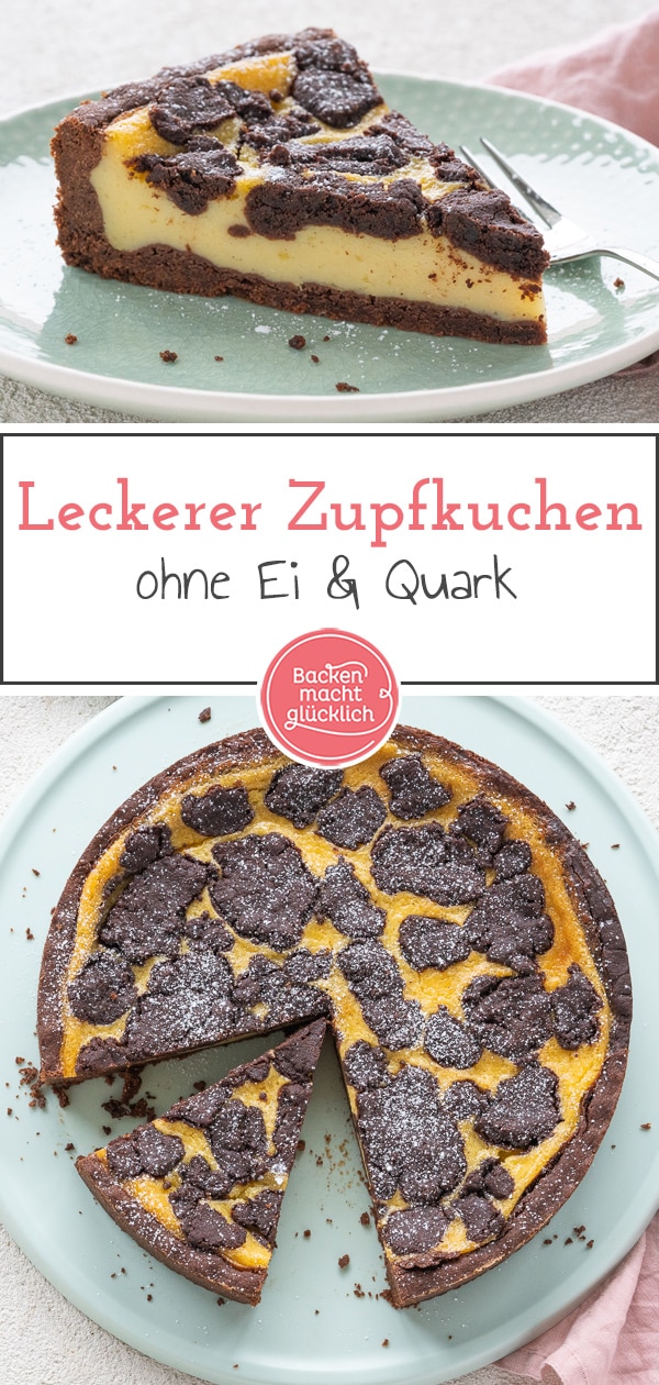 Russischer Zupfkuchen schmeckt auch vegan: Dieses Rezept für einen super cremigen Russischen Zupfkuchen kommt ganz ohne Ei, Butter, Sahne oder Quark aus.