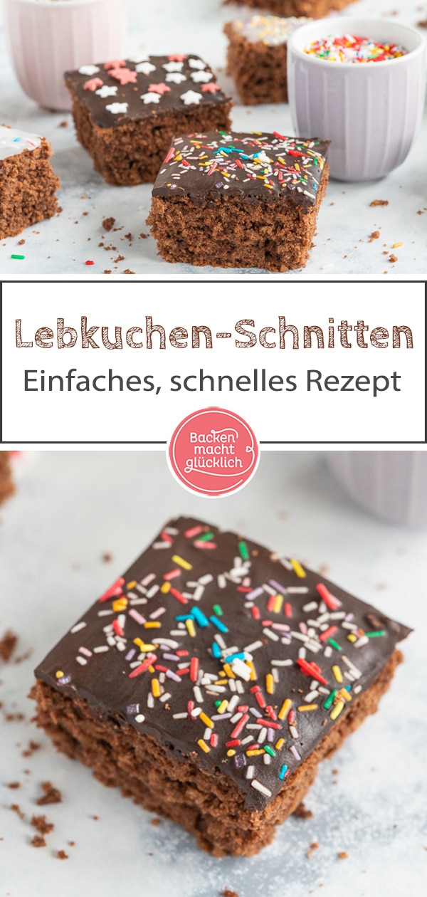 Omas Lebkuchen vom Blech ist ein echter Klassiker! Der leckere Blechkuchen mit Lebkuchengewürzen bringt euch super durch die Weihnachtszeit.