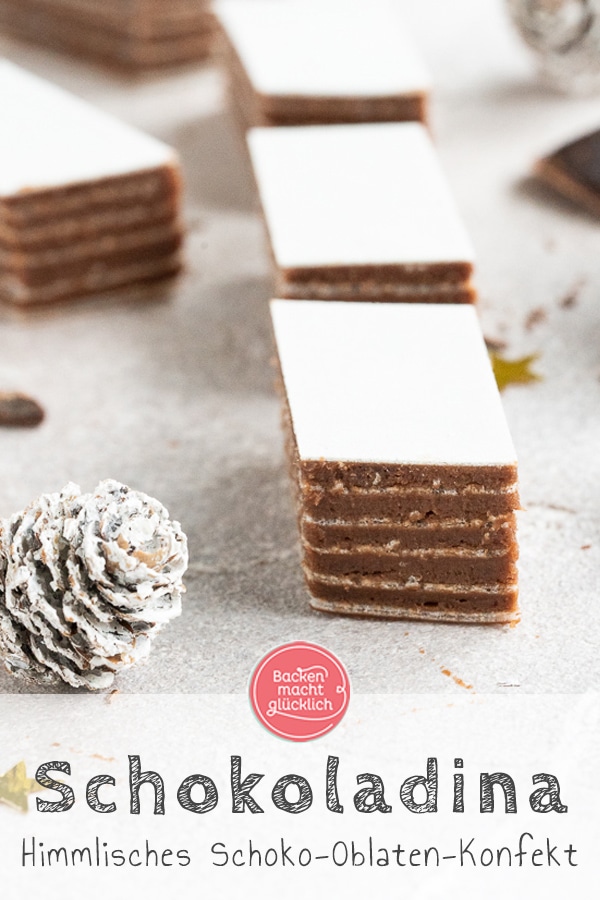 Das beste Rezept für Heinerle zu Weihnachten. Die Schoko-Oblaten-Würfel sind super schnell und einfach zubereitet, ganz ohne Backen!