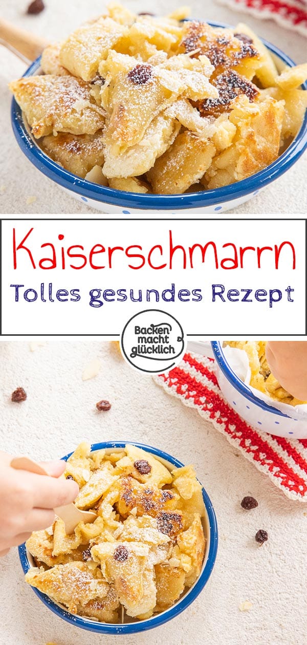 Schnell, einfach, fluffig, köstlich! Dieser vegane Kaiserschmarrn ohne Eier, Butter und Milch steht dem Klassiker in nichts nach. Wer es noch gesünder will, kann das vegane Kaiserschmarrnrezept ohne Zucker machen