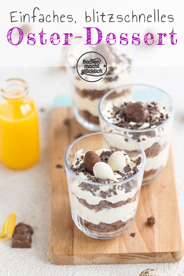 Dieses traumhaft cremige Eierlik&ouml;r-Dessert mit Mascarponecreme zergeht nur so auf der Zunge! Eine tolle Idee, falls ihr noch auf der Suche nach einem Nachtisch f&uuml;r Ostern seid.