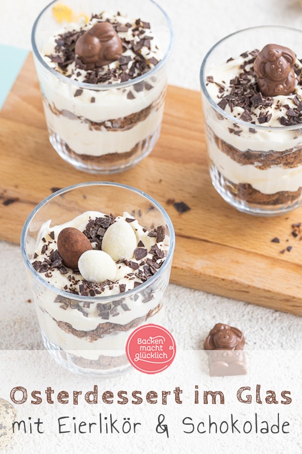 Dieses traumhaft cremige Eierlik&ouml;r-Dessert mit Mascarponecreme zergeht nur so auf der Zunge! Eine tolle Idee, falls ihr noch auf der Suche nach einem Nachtisch f&uuml;r Ostern seid.