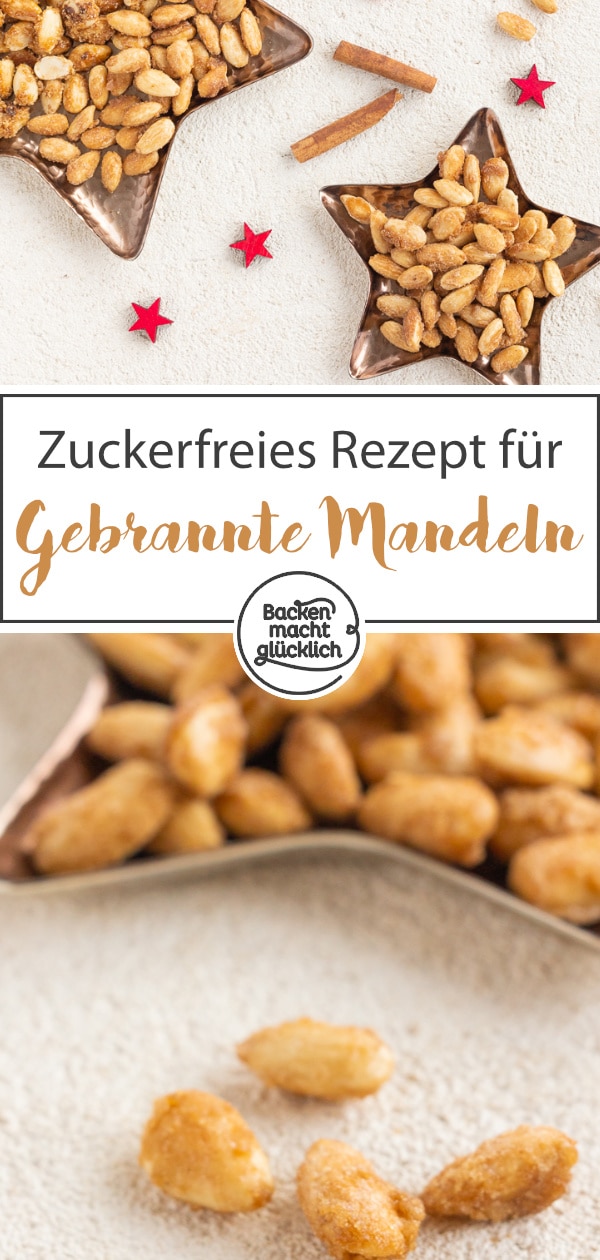 Diese gebrannten Mandeln sind blitzschnell gemacht, einfach zuzubereiten, extrem kohlenhydratarm und köstlich: Diese gesunde Variante des beliebten Winter-Snacks ist toll!
