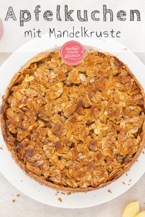 Steht ihr auf Obstkuchen mit Crunch? Dann ist dieser Florentiner Apfelkuchen ein toller Mix aus Bienenstich, Florentiner Plätzchen und Apfeltarte wie gemacht für euch!