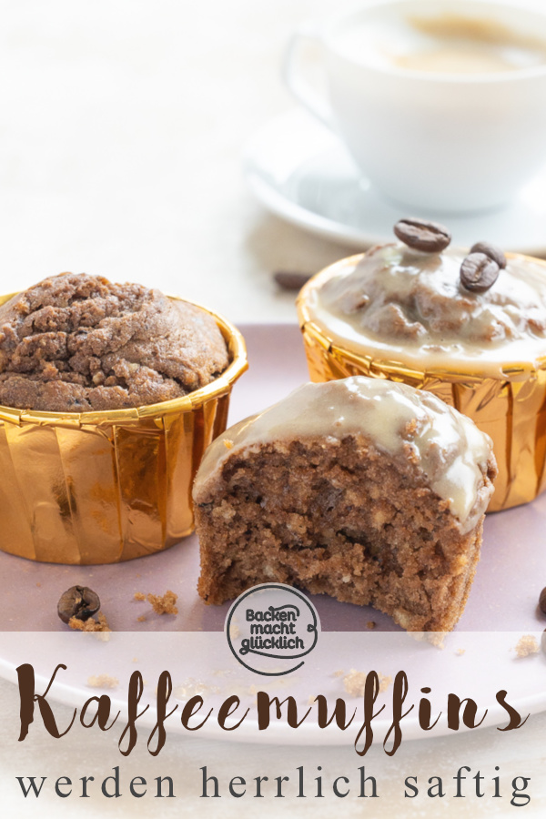 Super saftige, einfache und schnelle Muffins mit Espresso. Diese Schoko-Kaffee-Muffins sind perfekt für den Nachmittagskaffee.
