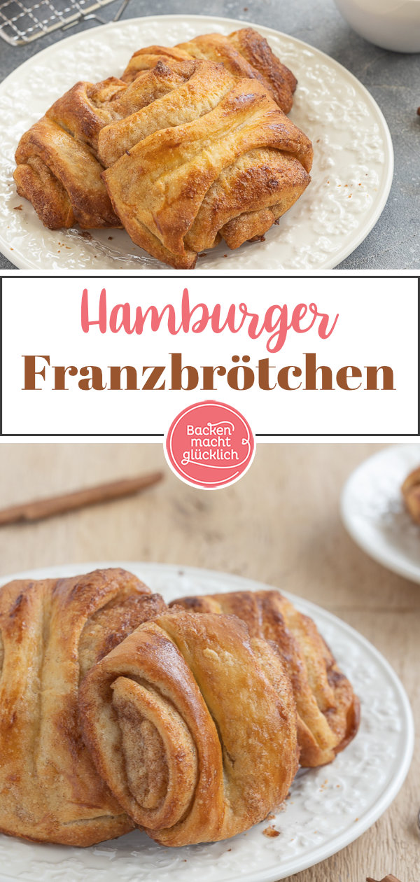 Ein wunderbar duftendes, k&ouml;stliches Kleingeb&auml;ck mit viel Zimtzucker. Die Franzbr&ouml;tchen stammen urspr&uuml;nglich aus dem Norden, sind inzwischen aber in ganz Deutschland beliebt.