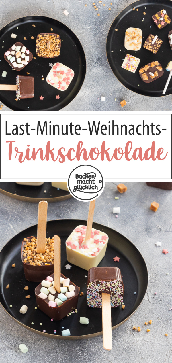 Hübsch anzusehen, einfach zu machen & super lecker: Diese Schokoladen-Sticks sind ein tolles kleines Geschenk aus der Küche.