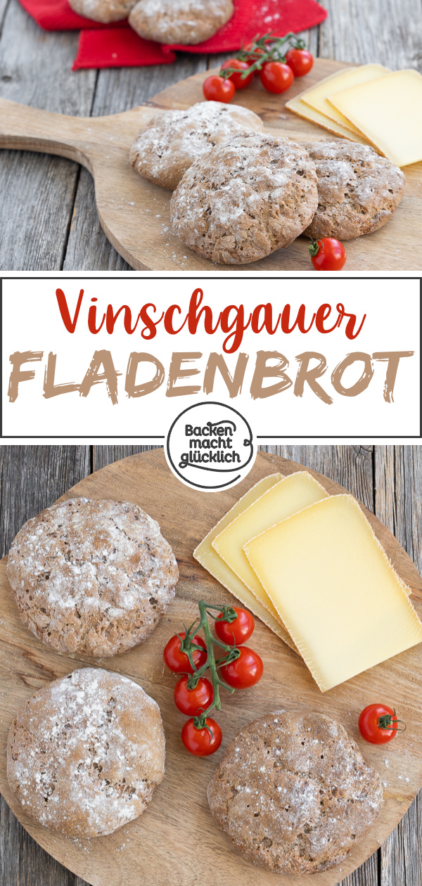 Mit diesem Rezept Original Vinschgauer (Vinschger Paarl) einfach selber machen: mit Trockenhefe & ohne Sauerteig.