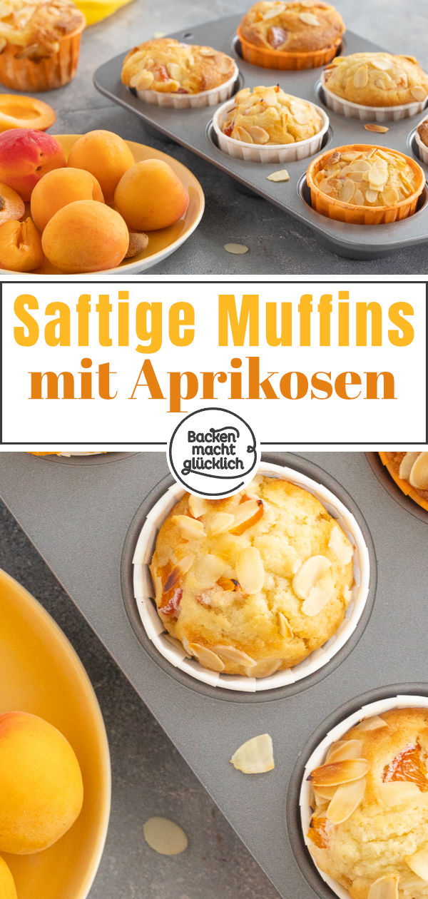 Einfach, schnell, saftig, lecker: Dieses Aprikosen-Muffins sind ein echter Sommerhit! Am besten gleich testen ♥