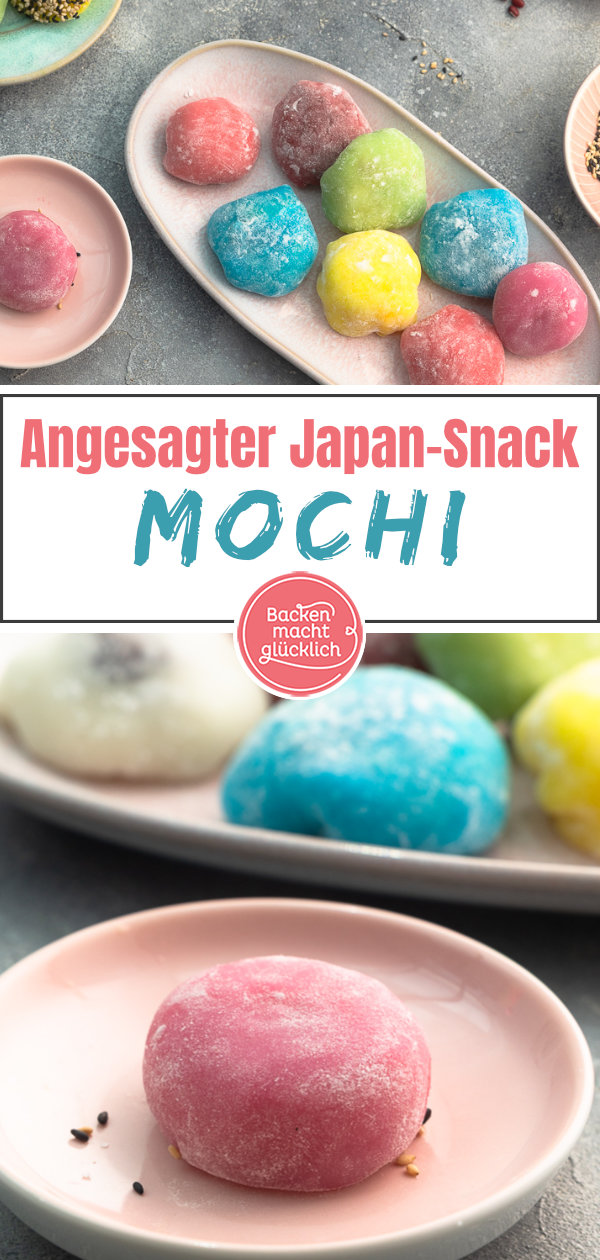 Mit diesem einfachen Mochi-Rezept könnt ihr die angesagten japanischen Reisküchlein auch daheim machen. Unkompliziert & lecker!